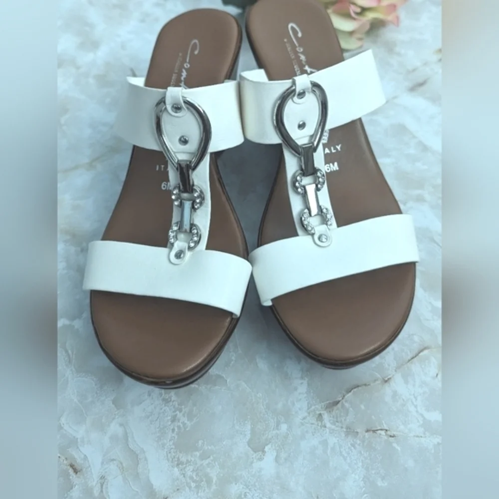 Contessa Wedge Sandals made in Italy Size 6M